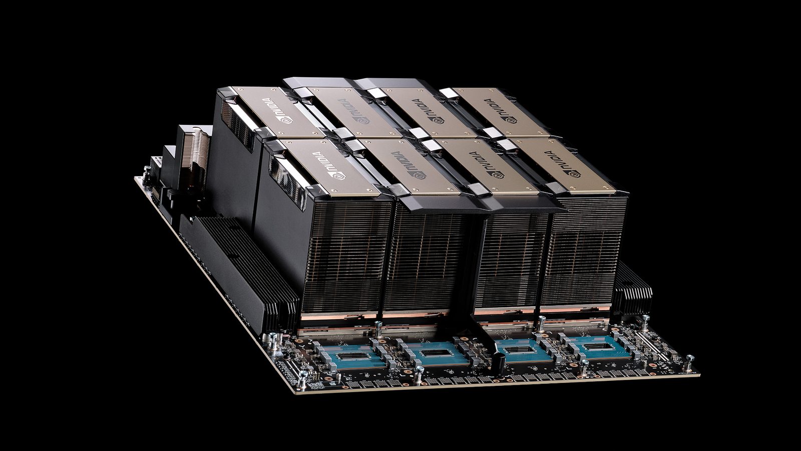 NVIDIA HGX baseboard with eight GPU modules